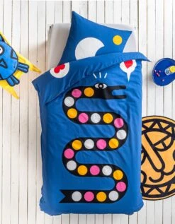 Linge De Lit Serpent 1 Personne En Coton, Collection Enfant LEM