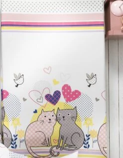 Linge De Lit Enfant à Motifs Chats Chamour 1 Personne - Coton -Maison Douceur Promos Magasin 100026 C01 zoomx vue3