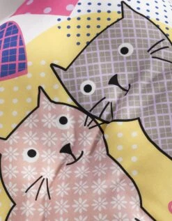Linge De Lit Enfant à Motifs Chats Chamour 1 Personne - Coton -Maison Douceur Promos Magasin 100026 C01 zoomx vue6