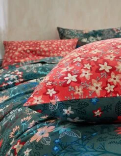 Linge De Lit Flore En Coton Imprimé Fleuri -Maison Douceur Promos Magasin 100031 C01 zoomx vue4