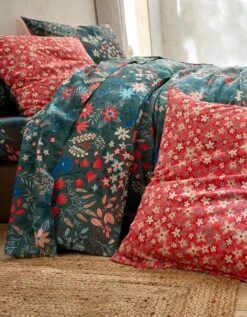 Linge De Lit Flore En Coton Imprimé Fleuri -Maison Douceur Promos Magasin 100031 C01 zoomx vue5