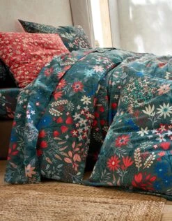 Linge De Lit Flore En Coton Imprimé Fleuri -Maison Douceur Promos Magasin 100031 C01 zoomx vue7