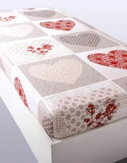 Linge De Lit Lovely En Coton Imprimé Coeurs -Maison Douceur Promos Magasin 100035 C01 zoomx vue4
