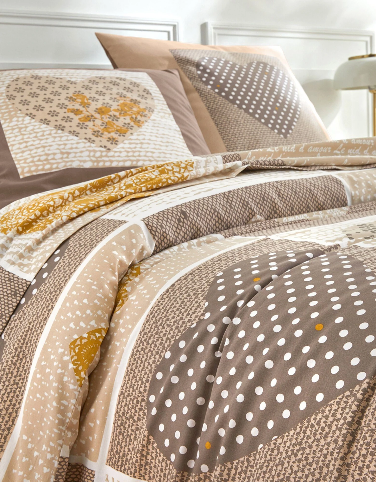 Linge De Lit Lovely En Flanelle Imprimé Coeurs 2 Linge De Lit Lovely En Flanelle Imprimé Coeurs – Image 2