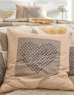 Linge De Lit Lovely En Flanelle Imprimé Coeurs 9 Linge De Lit Lovely En Flanelle Imprimé Coeurs -Maison Douceur Promos Magasin 100036 C02 zoomx vue3