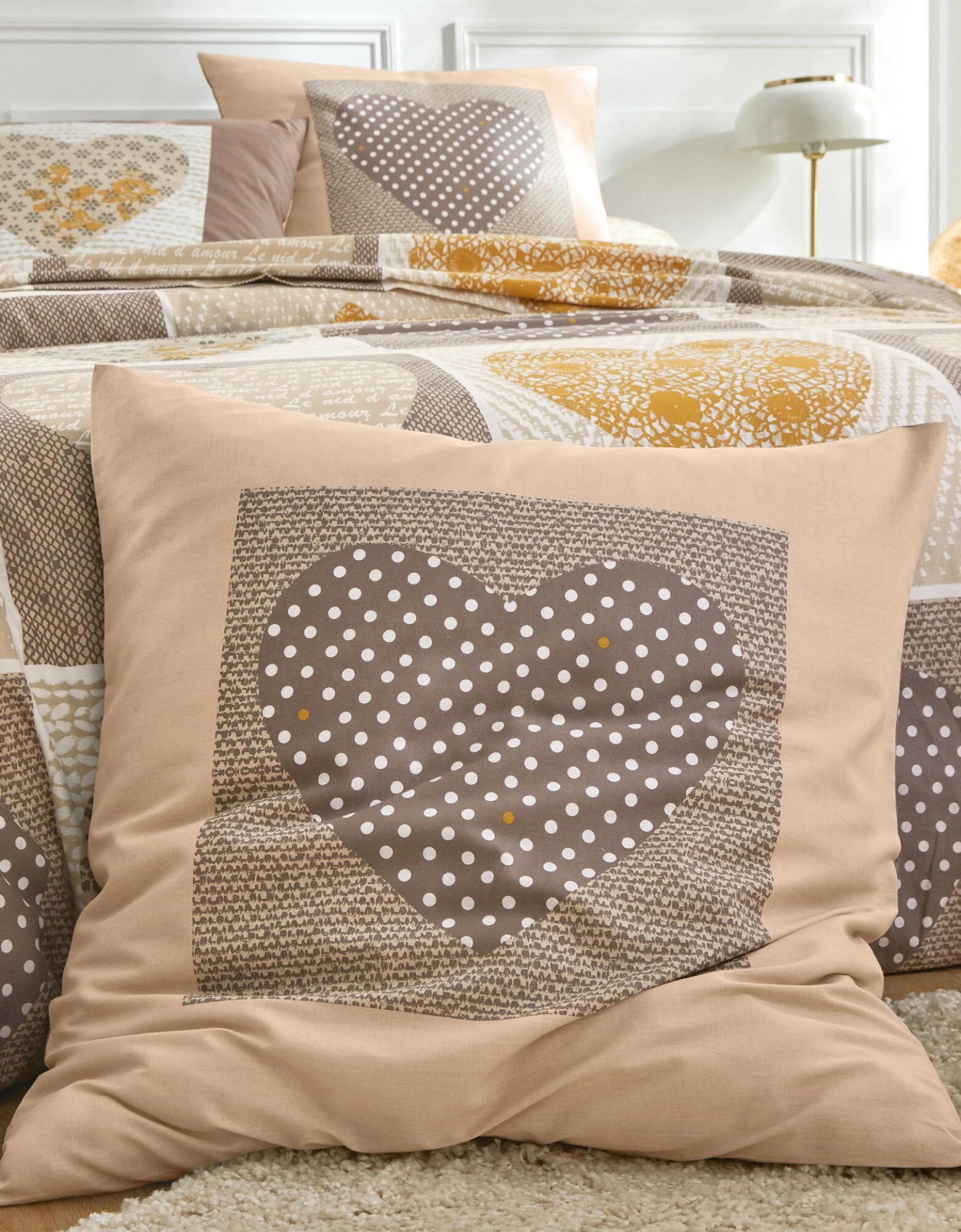 Linge De Lit Lovely En Flanelle Imprimé Coeurs 3 Linge De Lit Lovely En Flanelle Imprimé Coeurs – Image 3