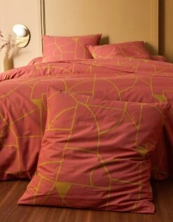 Linge De Lit Geoffroy En Coton à Motifs Graphiques -Maison Douceur Promos Magasin 100043 C00 zoomx vue4