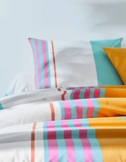 Linge De Lit Détroit En Coton Imprimé Rayures 10 Linge De Lit Détroit En Coton Imprimé Rayures -Maison Douceur Promos Magasin 100055 C00 zoomx vue4