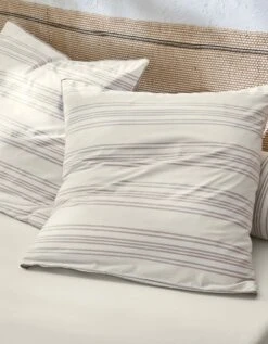 Linge De Lit Eugénie Rayures Tissés Teints - Coton 8 Linge De Lit Eugénie Rayures Tissés Teints - Coton -Maison Douceur Promos Magasin 100104 C01 zoomx vue4