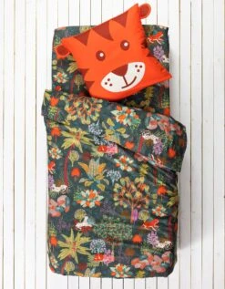 Linge De Lit Enfant Imprimé Diego En Coton Biologique, éco-responsable -Maison Douceur Promos Magasin 100123 C01 zoomx vue5