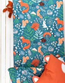 Linge De Lit Enfant Imprimé Champy En Coton Biologique, éco-responsable -Maison Douceur Promos Magasin 100124 C01 zoomx vue3