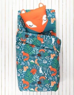 Linge De Lit Enfant Imprimé Champy En Coton Biologique, éco-responsable -Maison Douceur Promos Magasin 100124 C01 zoomx vue4