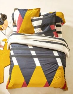 Linge De Lit Charli Coton à Motifs Géométriques