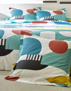 Linge De Lit Block En Coton -Maison Douceur Promos Magasin 100136 C01 zoomx vue3