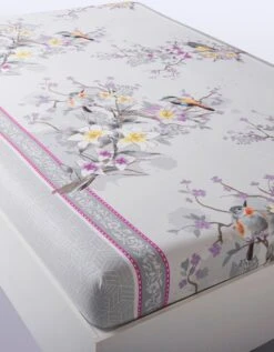 Linge De Lit Birdy En Coton Imprimé Oiseaux -Maison Douceur Promos Magasin 100137 C00 zoomx vue5