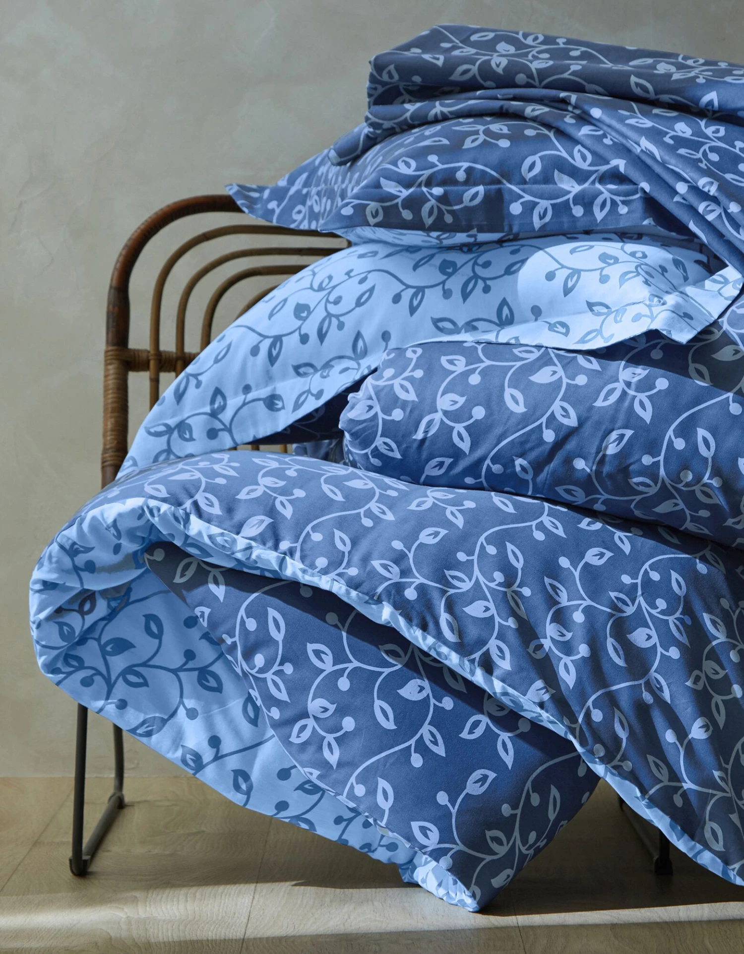 Linge De Lit Héritage En Coton à Motifs Volutes 2 Linge De Lit Héritage En Coton à Motifs Volutes – Image 2