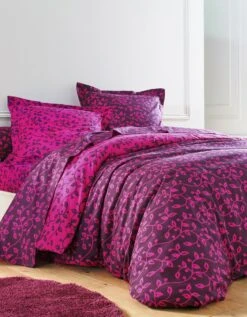 Linge De Lit Héritage Flanelle à Motifs Volutes