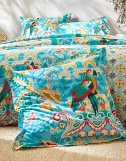 Linge De Lit Roméo Coton Imprimé Exotique -Maison Douceur Promos Magasin 100147 C01 zoomx vue4