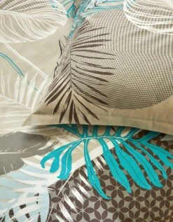 Linge De Lit Jane En Coton Imprimé Feuillages -Maison Douceur Promos Magasin 100149 C01 zoomx vue3