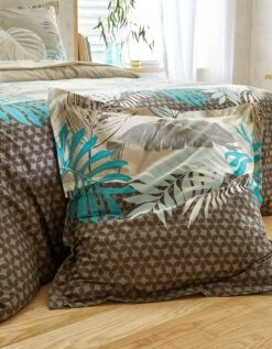 Linge De Lit Jane En Coton Imprimé Feuillages -Maison Douceur Promos Magasin 100149 C01 zoomx vue5