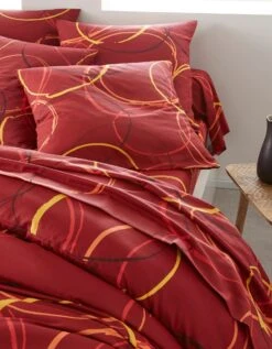 Linge De Lit Noémie Polycoton Imprimé Cercles -Maison Douceur Promos Magasin 100186 C01 zoom detailRFP