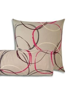 Linge De Lit Noémie Polycoton Imprimé Cercles -Maison Douceur Promos Magasin 100186 C05 zoomx vue5