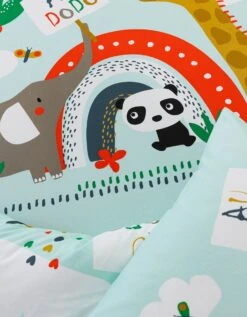 Linge De Lit Enfant Noé Imprimé 1 Personne - Coton -Maison Douceur Promos Magasin 100411 C01 zoomx vue5