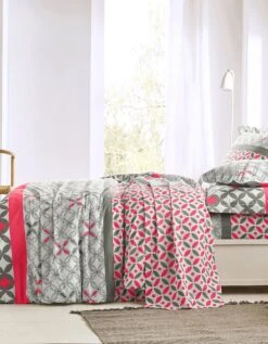 Linge De Lit Marlow En Coton à Motifs Géométriques