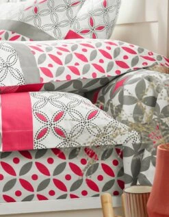 Linge De Lit Marlow En Coton à Motifs Géométriques -Maison Douceur Promos Magasin 100473 C00 zoomx vue3