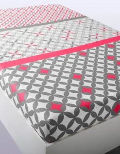 Linge De Lit Marlow En Coton à Motifs Géométriques -Maison Douceur Promos Magasin 100473 C00 zoomx vue4