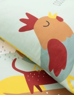 Linge De Lit Enfant Cocorico Imprimé 1 Personne - Coton -Maison Douceur Promos Magasin 100550 C01 zoomx vue5