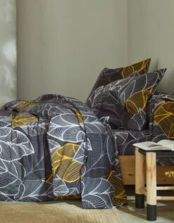 Linge De Lit Elsa En Polycoton à Motifs Feuilles