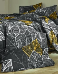 Linge De Lit Elsa En Polycoton à Motifs Feuilles -Maison Douceur Promos Magasin 100552 C04 zoomx vue3