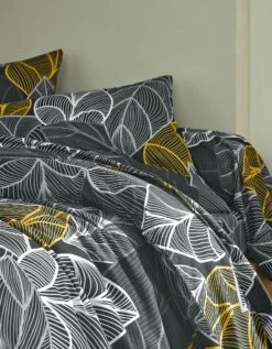 Linge De Lit Elsa En Polycoton à Motifs Feuilles -Maison Douceur Promos Magasin 100552 C04 zoomx vue6