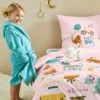 Linge De Lit Enfant à Motifs Abécédaire En Coton