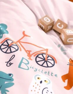 Linge De Lit Enfant à Motifs Abécédaire En Coton -Maison Douceur Promos Magasin 100579 C01 zoomx vue6