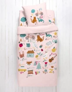 Linge De Lit Enfant à Motifs Abécédaire En Coton -Maison Douceur Promos Magasin 100579 C01 zoomx vue7