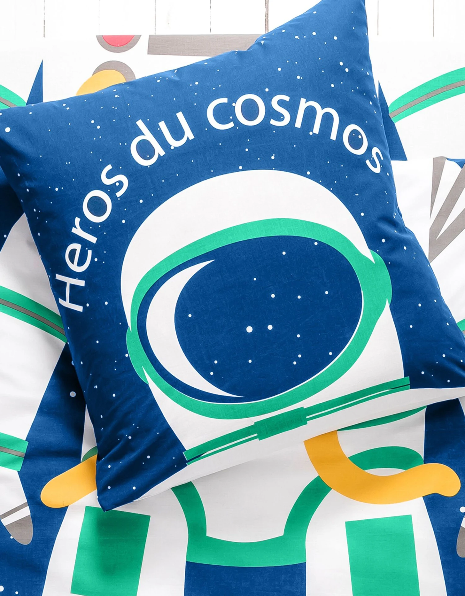 Linge De Lit Enfant Déguisement Cosmos En Coton 2 Linge De Lit Enfant Déguisement Cosmos En Coton – Image 2