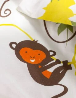 Linge De Lit Enfant Jungle Imprimé Animaux 1 Personne - Coton -Maison Douceur Promos Magasin 100584 C01 zoomx vue4