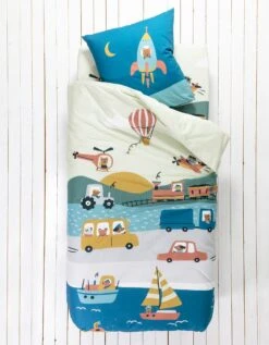 Linge De Lit Enfant Trafic Imprimé 1 Personne - Coton -Maison Douceur Promos Magasin 100585 C01 zoomx vue6