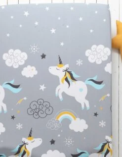 Linge De Lit Enfant Lilou Imprimé Licorne 1 Personne - Coton -Maison Douceur Promos Magasin 100586 C01 zoomx vue3