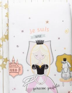 Linge De Lit Enfant Blanche Imprimé 1 Personne - Coton -Maison Douceur Promos Magasin 100588 C01 zoomx vue3