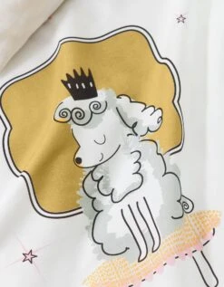 Linge De Lit Enfant Blanche Imprimé 1 Personne - Coton -Maison Douceur Promos Magasin 100588 C01 zoomx vue5