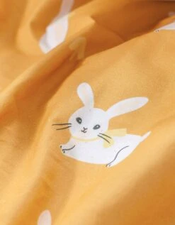 Linge De Lit Enfant Imprimé Lapinou 1 Personne - Coton Biologique -Maison Douceur Promos Magasin 100589 C01 zoomx vue4