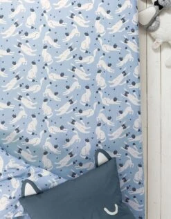 Linge De Lit Enfant Imprimé Chats Miaou 1 Personne - Coton Biologique -Maison Douceur Promos Magasin 100590 C01 zoomx vue3