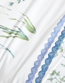 Linge De Lit Julie En Coton Imprimé Herbier -Maison Douceur Promos Magasin 100605 C01 zoomx vue7