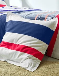 Linge De Lit Marina En Coton Imprimé Rayures -Maison Douceur Promos Magasin 100607 C01 zoomx vue3