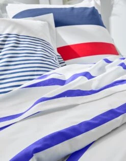 Linge De Lit Marina En Coton Imprimé Rayures -Maison Douceur Promos Magasin 100607 C01 zoomx vue5