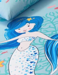 Linge De Lit Enfant à Motifs Sirènes Doris 1 Personne - Coton -Maison Douceur Promos Magasin 100620 C01 zoomx vue4