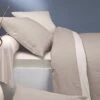 Linge De Lit Ecorce Viscose Coton - Coloris Lin/crème